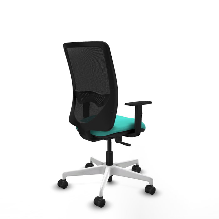 PIQUERAS Y CRESPO Silla de oficina Zulema con mecanismo Sincro, Turquesa y Negro PIQUERAS Y CRESPO Silla de oficina Zulema con mecanismo Sincro, Turquesa y Negro