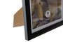DKD Home Decor Set de 5 Marcos Multifoto Negro MDF