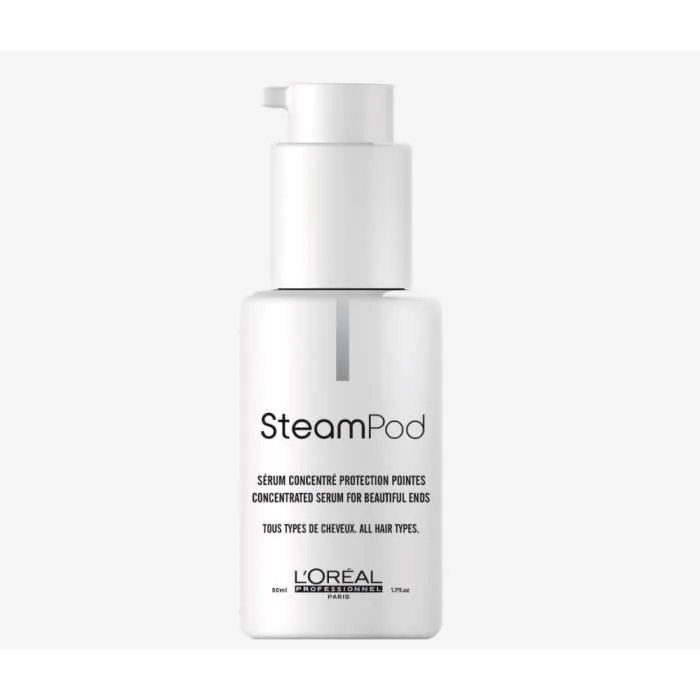 L'Oréal Professionnel Steampod 3.0 Plancha de Pelo con Vapor + Crema Cabello Espeso 150 ml + Sérum 50 ml