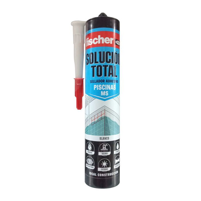 Fischer Sellador Adhesivo para Piscinas Blanco 290 ml Fischer Sellador Adhesivo para Piscinas Blanco 290 ml