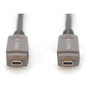 Digitus Cable HDMI AOC Híbrido de Fibra Óptica 4K 15 m con Conector Desmontable, Negro, AK-330127-150-S