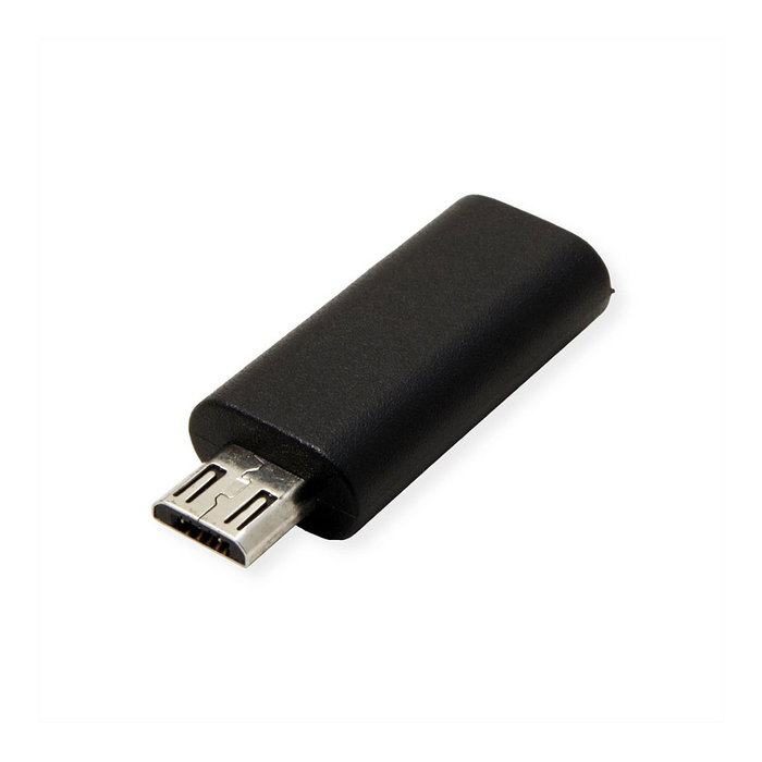 VALUE 12.99.3192 Adaptador Micro-USB B Macho a USB-C Hembra Negro