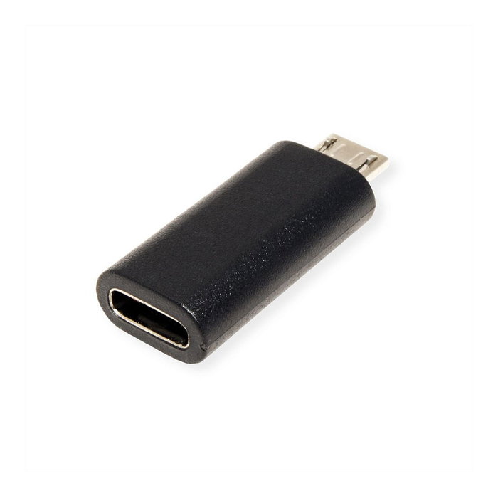 VALUE 12.99.3192 Adaptador Micro-USB B Macho a USB-C Hembra Negro