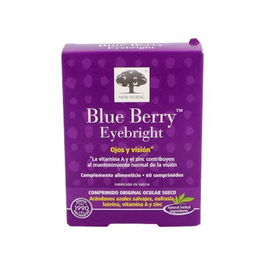 NEW NORDIC Blue Berry Eyebright 60 Comp - Luteína, Zinc, Arándano para Visión