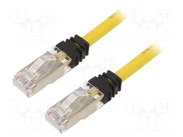 PANDUIT Patch cord S/FTP Cat 6a de 5m amarillo