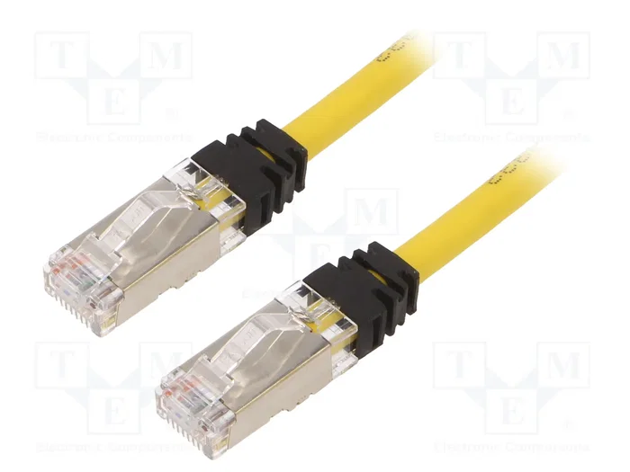 PANDUIT Patch cord S/FTP Cat 6a de 5m amarillo PANDUIT Patch cord S/FTP Cat 6a de 5m amarillo