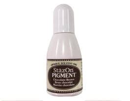 Tsukineko Tinta STAZON PIGMENT Marrón Chocolate 15ml