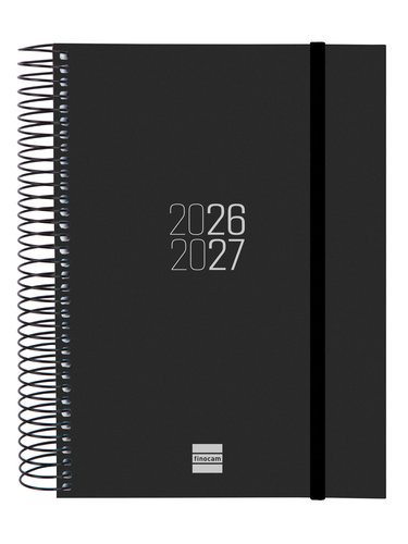 Finocam Agenda Espiral para Estudiantes 2026-2027 Negro Finocam Agenda Espiral para Estudiantes 2026-2027 Negro