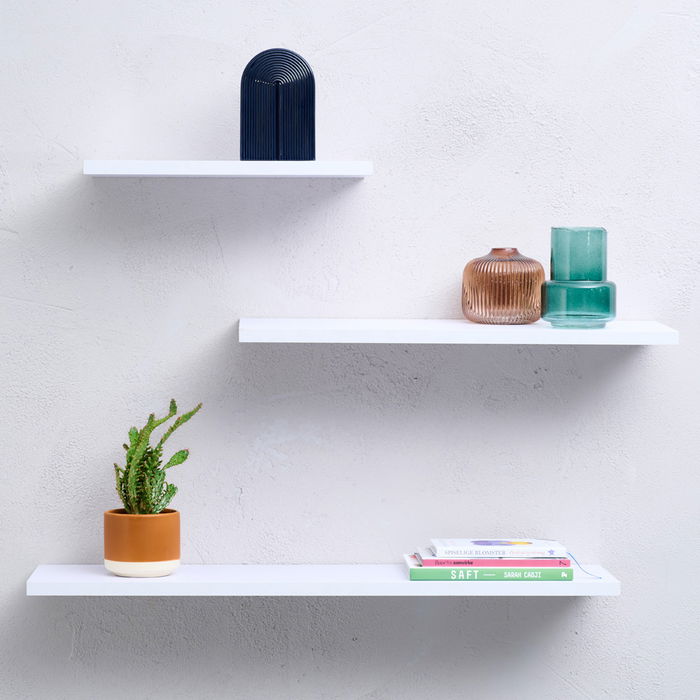 Day Estante Flotante 58x20x1,8 cm MDF Melamina Day Estante Flotante 58x20x1,8 cm MDF Melamina