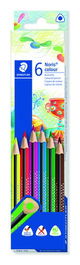 Lapices De Colores Staedtler 187 Noris Colour Wopex Estuche De 6 (Set de 10)