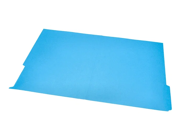 Liderpapel Subcarpeta con pestaña cartulina 240g/m2 azul Folio
