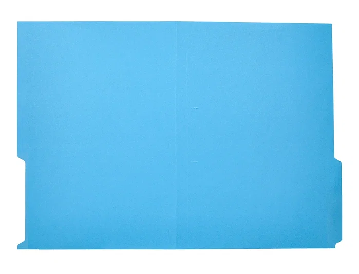 Liderpapel Subcarpeta con pestaña cartulina 240g/m2 azul Folio