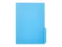 Liderpapel Subcarpeta con pestaña cartulina 240g/m2 azul Folio