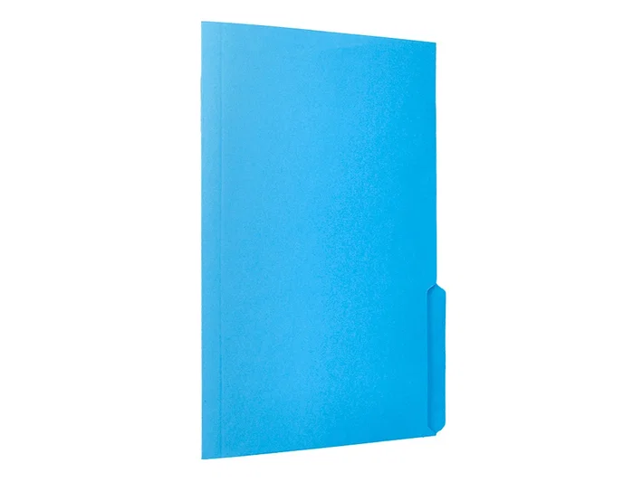 Liderpapel Subcarpeta con pestaña cartulina 240g/m2 azul Folio