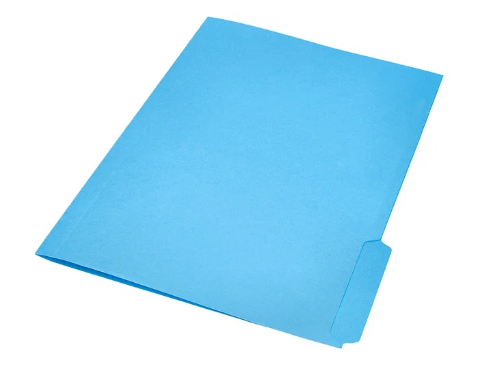 Liderpapel Subcarpeta con pestaña cartulina 240g/m2 azul Folio