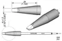 JBC TOOLS Punta de soldadura tipo destornillador Heavy Duty 1,3x4mm