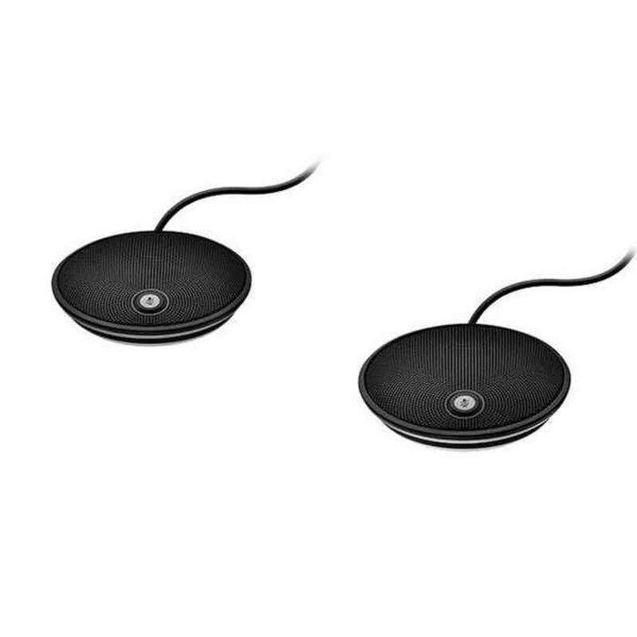 Logitech Kit de Micrófonos de Expansión para GROUP, 2 Unidades, Negro Logitech Kit de Micrófonos de Expansión para GROUP, 2 Unidades, Negro