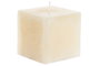 DKD Home Decor Vela Cuadrada de Cera Parafina Crema