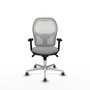 PIQUERAS Y CRESPO Silla de oficina Jorquera Gris y Blanco