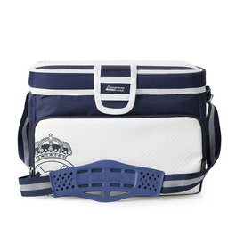 REAL MADRID Bolsita/Porta Alimentos Isolado térmico - Poliéster 600D - Capacidad aproximada 13 litros