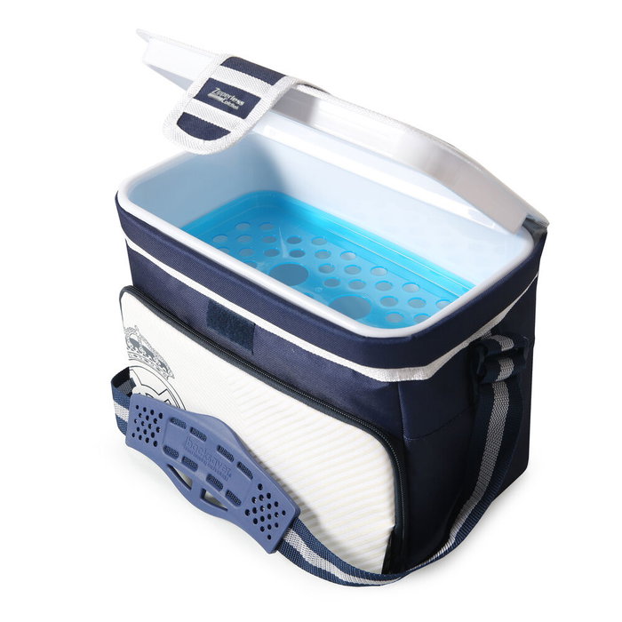 REAL MADRID Bolsita/Porta Alimentos Isolado térmico - Poliéster 600D - Capacidad aproximada 13 litros