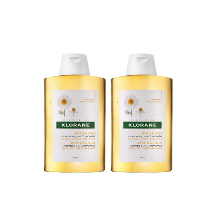 Klorane Champú a la Camomila Iluminador Reflejos Rubios Duo 2 x 400 ml Klorane Champú a la Camomila Iluminador Reflejos Rubios Duo 2 x 400 ml