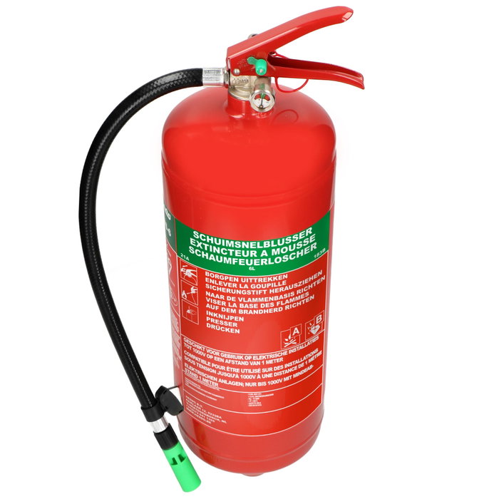 Alecto Extintor de espuma BS-6 de 6 litros Alecto Extintor de espuma BS-6 de 6 litros