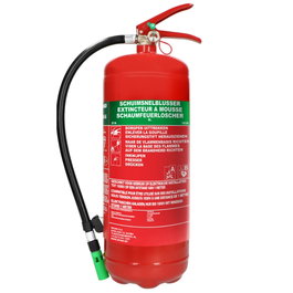 Alecto Extintor de espuma BS-6 de 6 litros