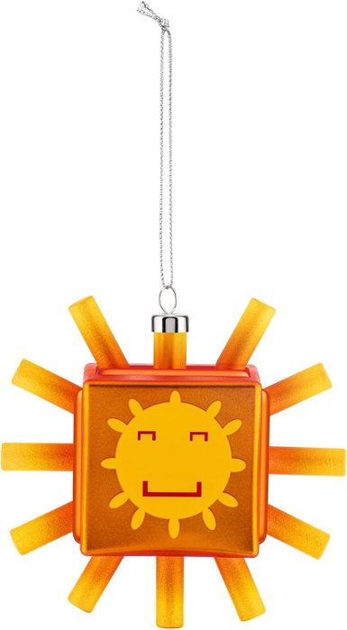 Alessi GJ02 7 Bola de Navidad SUNFLAKE vidrio soplado Marcello Jori Massimo Giacon 10x5x10cm Alessi GJ02 7 Bola de Navidad SUNFLAKE vidrio soplado Marcello Jori Massimo Giacon 10x5x10cm