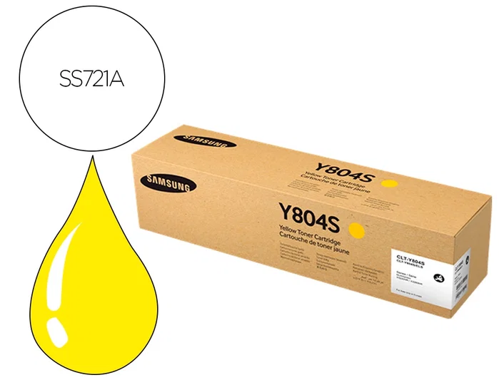 Samsung Cartucho de Tóner Amarillo Estándar CLTY6072S/ELS Samsung Cartucho de Tóner Amarillo Estándar CLTY6072S/ELS