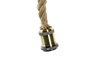 DKD Home Decor Lámpara de Techo Colgante de Cuerda y Metal