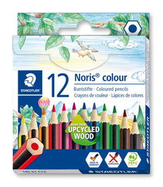 Lapices De Colores Staedtler 185 Noris Colour Wopex Cortos Estuche De 12 (Set de 10)