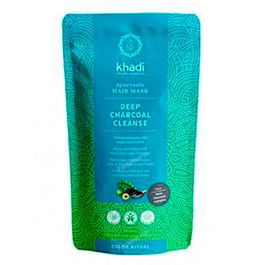 KHADI Mascarilla Limpieza Profunda con Carbón Activado y Amla para el Cabello, 50 Gr