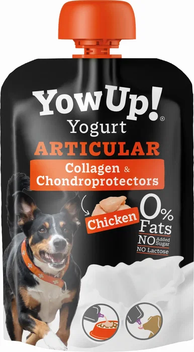 Yow Up! Yogur Articular Pollo para Perros 10x115g Yow Up! Yogur Articular Pollo para Perros 10x115g