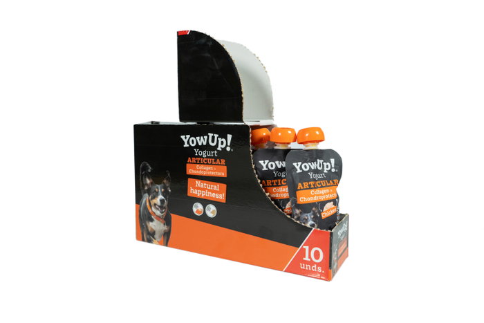 Yow Up! Articular Pollo Perro 115 gr Caja 10 Unidades Condroprotectores Colágeno Cúrcuma
