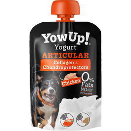 Yow Up! Yogur Articular Perro 10x115gr, Colágeno, Cúrcuma, Condroprotectores