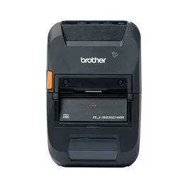 Brother RJ-3250WBL Impresora de Etiquetas Móvil, Térmica Directa 203x203 DPI, 127 mm/s, Inalámbrica WiFi/Bluetooth, Color Negro