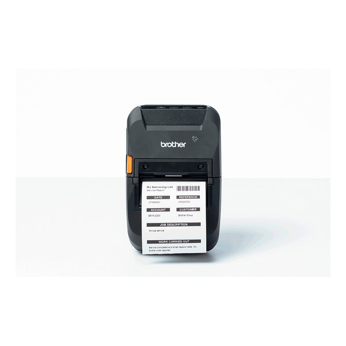Brother RJ-3250WBL Impresora de Etiquetas Móvil, Térmica Directa 203x203 DPI, 127 mm/s, Inalámbrica WiFi/Bluetooth, Color Negro