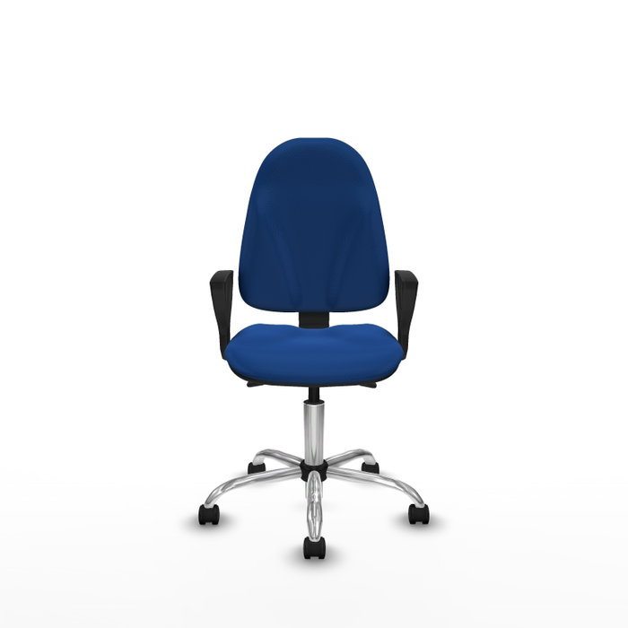 PIQUERAS Y CRESPO Silla de oficina Algarra Azul con mecanismo Asincro
