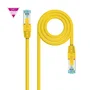 NANOCABLE CABLE RED CAT.7 LSZH SFTP PIMF AWG26 AMARILLO 25CM