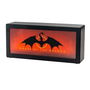 ERIK Lámpara Efecto Llamas La Casa del Dragon LED Cálida USB/Pilas ABS Acrílico 32.5x14.5x7.5cm