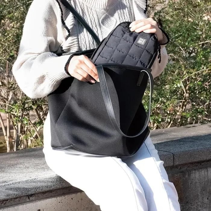 HORI Bolsa Protectora y de Transporte Acolchada 2 para Nintendo Switch - Almacenamiento de Accesorios y Juegos - Negro