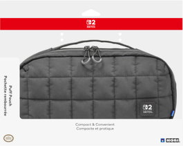 Hori Puff Pouch Negra para Nintendo Switch, Switch 2 y OLED