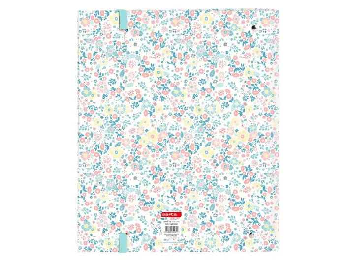 Safta Carpeta con recambio DIN A4 Moos fiori con cuadrícula 5 mm Safta Carpeta con recambio DIN A4 Moos fiori con cuadrícula 5 mm