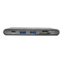 Eaton Tripp Lite U442-DOCK3-B Estación de Conexión USB-C 4K HDMI, VGA, GbE y Carga PD 100W