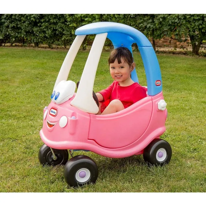 Little Tikes Cozy Coupe Cochecito Princesa con Puertas, Bocina y Suelo Desmontables para Niños a Partir de 18 Meses