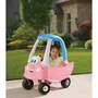 Little Tikes Cozy Coupe Cochecito Princesa con Puertas, Bocina y Suelo Desmontables para Niños a Partir de 18 Meses