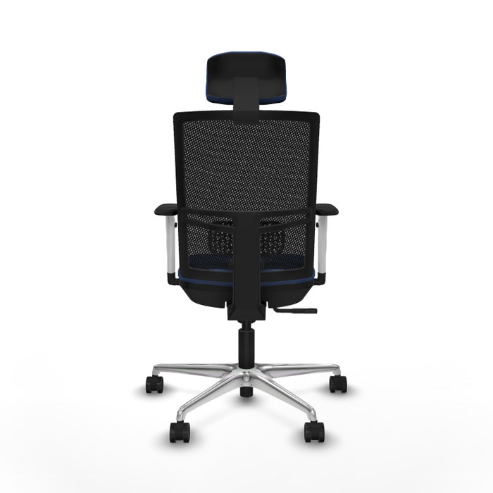 PIQUERAS Y CRESPO Silla de oficina Yunquera con mecanismo Sincro, Azul marino y Negro PIQUERAS Y CRESPO Silla de oficina Yunquera con mecanismo Sincro, Azul marino y Negro