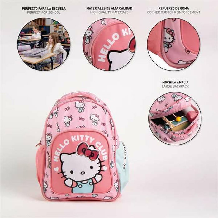 Cerdá Mochila Escolar Mediana Hello Kitty 42 cm Rosa Cerdá Mochila Escolar Mediana Hello Kitty 42 cm Rosa