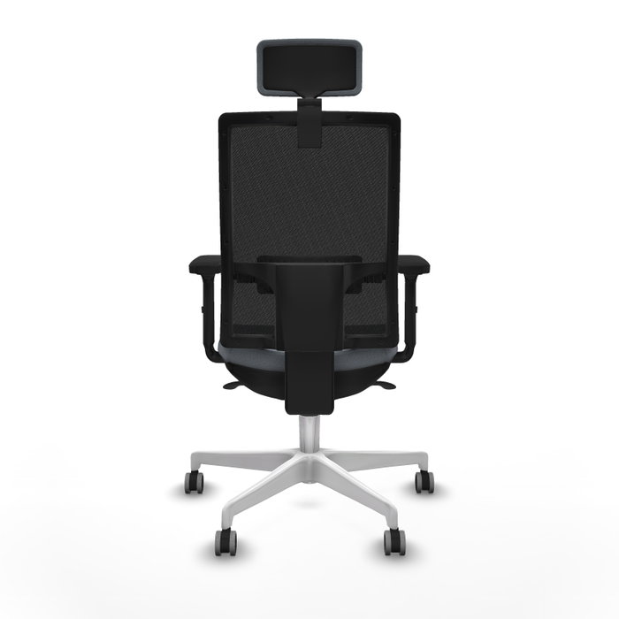 PIQUERAS Y CRESPO Silla de oficina Horna con mecanismo Sincro, Gris y Negro PIQUERAS Y CRESPO Silla de oficina Horna con mecanismo Sincro, Gris y Negro